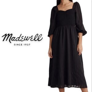 Madewell Lucie Sweetheart Midi Dress